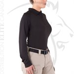 FIRST TACTICAL WOMEN PERFORMANCE LONG POLO - BLACK - MD