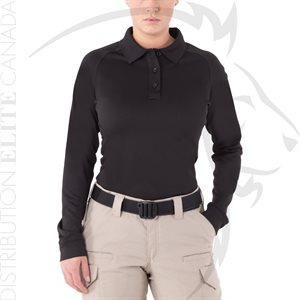 FIRST TACTICAL WOMEN PERFORMANCE LONG POLO - BLACK - XL