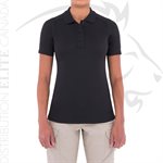 FIRST TACTICAL WOMEN PERFORMANCE SHORT POLO - BLACK - MD