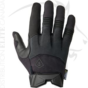 FIRST TACTICAL MEN MD WEIGHT PADDED GLOVES - BLACK - MD