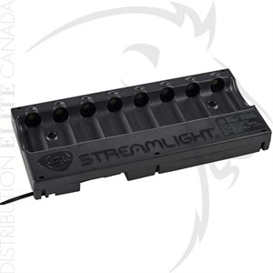 STREAMLIGHT 18650 8-UNIT BANK CHARGEUR - 12V DC 2 CORD