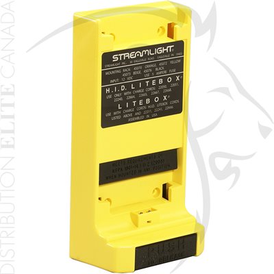 STREAMLIGHT DIRECT WIRE 12V DC MOUNTING RACK - YELLOW