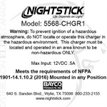 NIGHTSTICK SNAP-IN RAPID CHARGER - 5566 / 68 INTRANT™ ANGLE