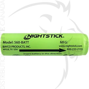NIGHTSTICK LI-ION RECHARGEABLE BATTERY - 800 LU TAC SERIES