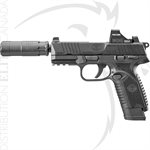 FN AMERICA FN 502 TACTICAL - BLK / BLK - (1) 15-RND (1) 10-RND