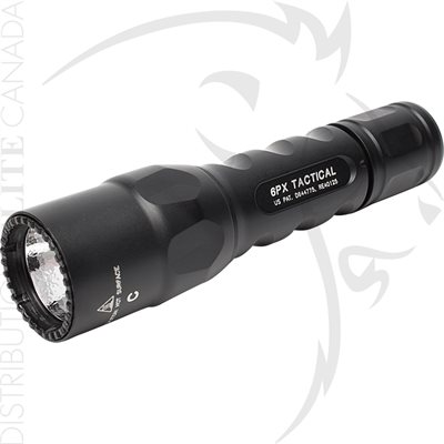 SUREFIRE 6PX TACTICAL 6V 600 LUMENS WHITE LED ALUM - BLACK