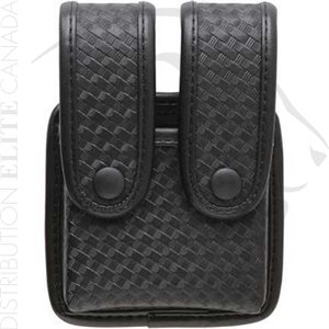 UNCLE MIKE'S DOUBLE PISTOL MAG CASE MIRAGE BW BLK DBL STACK
