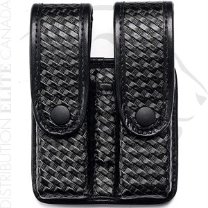 UNCLE MIKE'S DIVIDED DOUBLE MAG CASE MIRAGE BW BLK DBL STACK