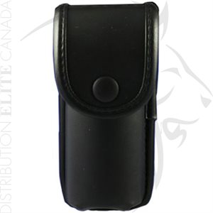 UNCLE MIKE'S MKIII OC CASE MIRAGE PLAIN BLACK SNAP CLOSE