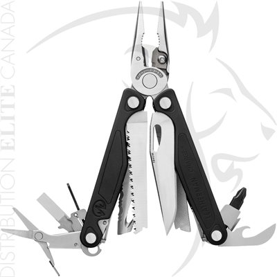 LEATHERMAN CHARGE PLUS - INOXYDABLE - NYLON NR 4PKT M (BOX)