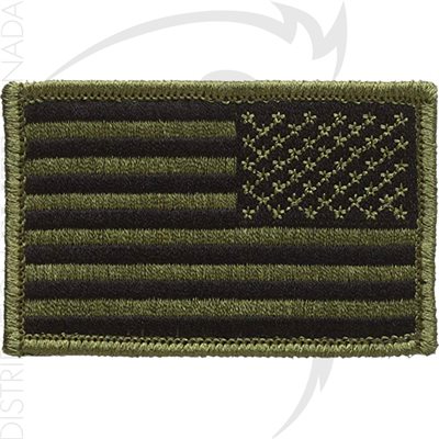 BLACKHAWK PATCH - AMERICAN FLAG SUBDUED REVERSED 2X3in