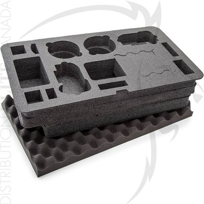 NANUK CUSTOMIZED FOAM INSERT (935) FOR 2 BODIES DSLR