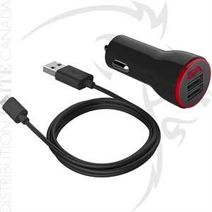GUARDIAN ANGEL CAR CHARGER WITH MICRO USB CABLE