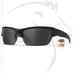 WILEY X WX VALOR GREY / CLEAR / RUST / MATTE BLACK FRAME