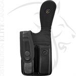 DRAGON SKIN ÉTUI CUIR DOUBLE CHARGEUR SIG 9MM - SUPPORT POLY
