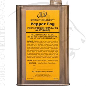 DEF-TEC PEPPER FOG - QUART FORMULATION - SMOKE