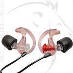SUREFIRE COMPLY FOAM TIPPED FILTERED EARPLUGS - MD - CLEAR