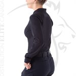 FIRST TACTICAL FEMME POLO COTON MANCHE LONGUE - MARINE - XS