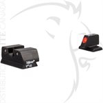 TRIJICON HD XR NIGHT SIGHTS - FN 9MM - ORANGE FRONT