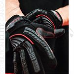 221B TACTICAL GUARDIAN GLOVES - LEVEL 5 - RED - 2X-LARGE