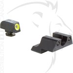 TRIJICON HD NIGHT SIGHTS - GLOCK SM CADRES - AVANT JAUNE