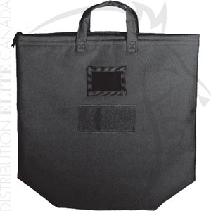 BUSCH PROTECTIVE PADDED HELMET BAG W / ZIPPER & VELCRO - BLACK