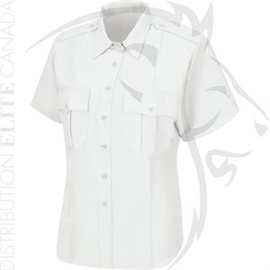 HORACE SMALL SENTRY S / S SHIRT - MEN - ZIPPER - WHITE - N16.5