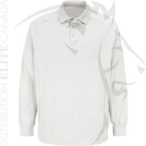 HORACE SMALL NEW DIMENSION LONG SLEEVE POLO - WHITE - XL