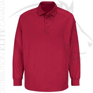 HORACE SMALL NEW DIMENSION LONG SLEEVE POLO - RED - X-LARGE