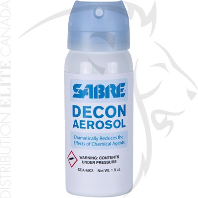 SABRE DECON - AEROSOL SPRAY - 1.8oz