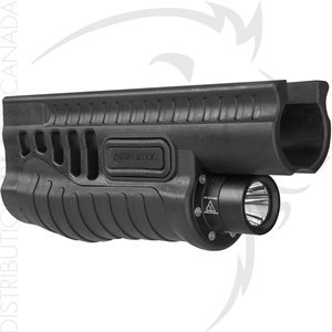 NIGHTSTICK SHOTGUN FOREND - MOSS 500 / 590 - BLK - WHITE LIGHT