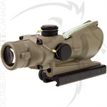 TRIJICON ACOG 4X32 - CHEVRON .223 RETICLE - GREEN - FDE