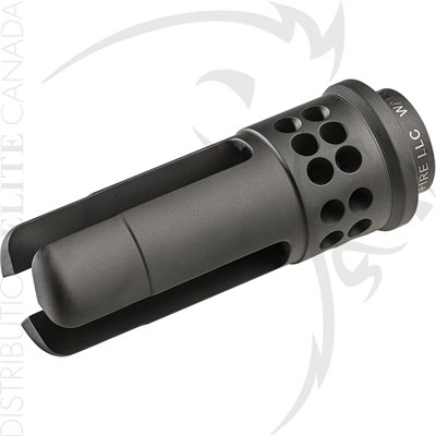 SUREFIRE PORTED 3 PRONG FLASH HIDER FOR AK47 - 7.62 SUP
