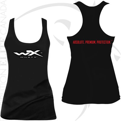 WILEY X WOMEN TANK BY NEXT LEVEL BLACK - SMALL