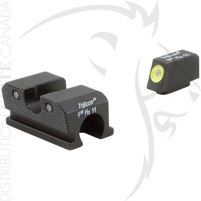 TRIJICON HD NIGHT SIGHTS - WALTHER P99 / PPQ - YELLOW FRONT
