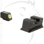 TRIJICON HD NIGHT SIGHTS - WALTHER PPS / PPX - AVANT JAUNE