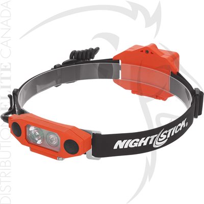 NIGHTSTICK DICATA IS LOW-PROFILE DUAL-LIGHT™ HEADLAMP - RED